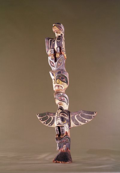 Tinglit Bird Clan Totem Pole by American School